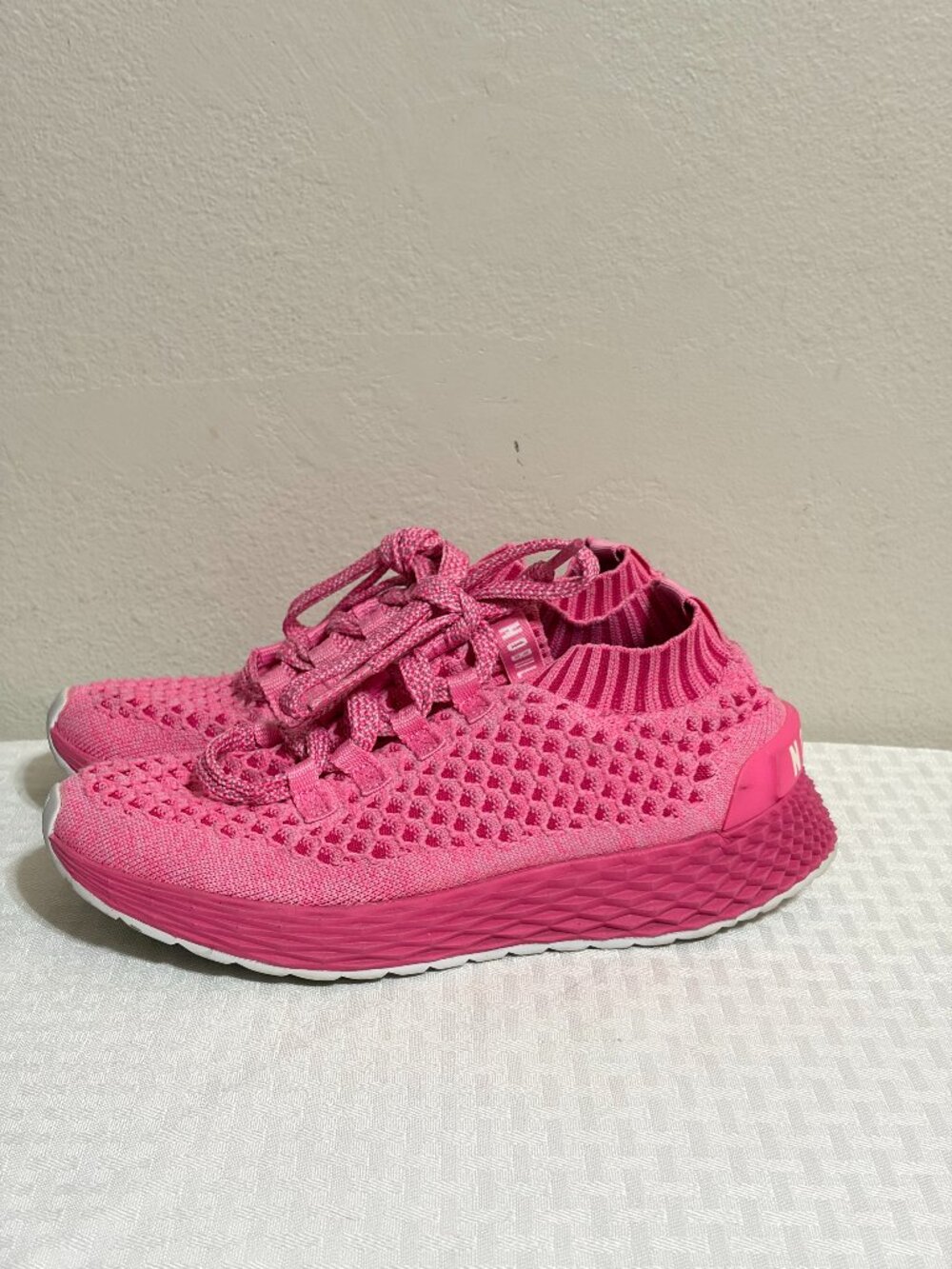 Nobull all day knit pink sneakers